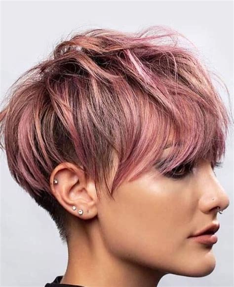 Colored Pixie Haircut for Short Hair 2021 | Short Hair Models