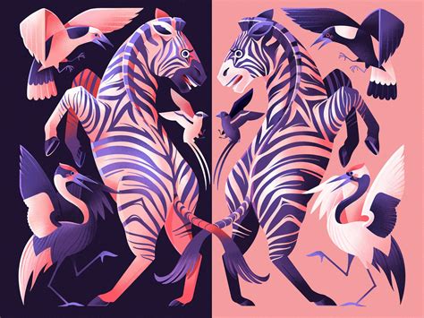 'Contrast' - Procreate Art Prize Entry by Rebecca Mills on Dribbble