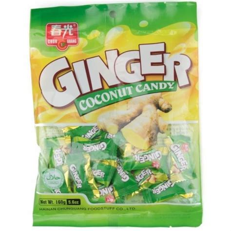 Chun Guang Ginger Coconut Hard Candy – Auntie K Candy