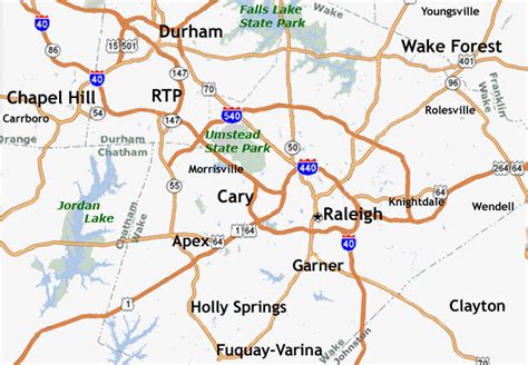 Holly Springs north Carolina Map | secretmuseum