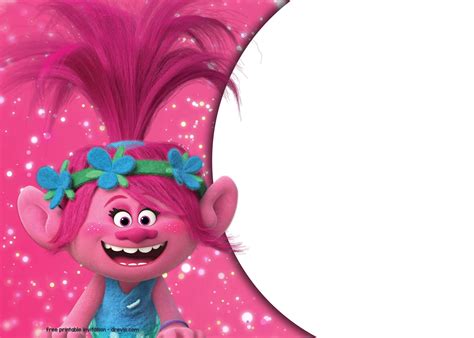 FREE Trolls Birthday Invitations Templates | Download Hundreds FREE ...