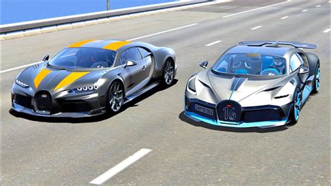 Bugatti Chiron Super Sport 300+ vs Bugatti Divo - Drag Race 20 KM - YouTube