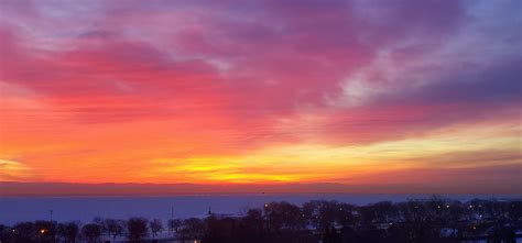 Tuesday's Sunrise: Color Explosion Sunrise Colors, Lake Michigan ...