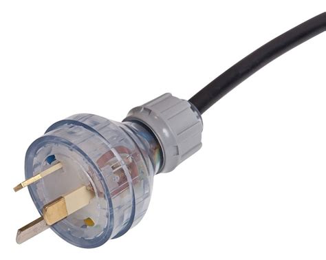 Clipsal 3-Pin Power Plug - Australian - 10A - Large Diameter Cable | SWAMP