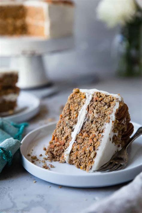 Healthy Gluten Free Sugar Free Carrot Cake | Food Faith Fitness