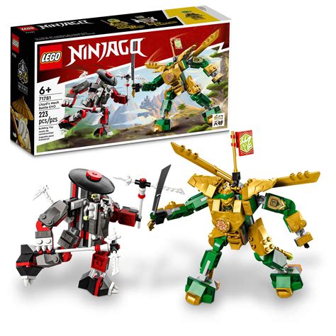 LEGO NINJAGO Lloyd’s Mech Battle EVO Action Figure Set 71781 - Walmart.com