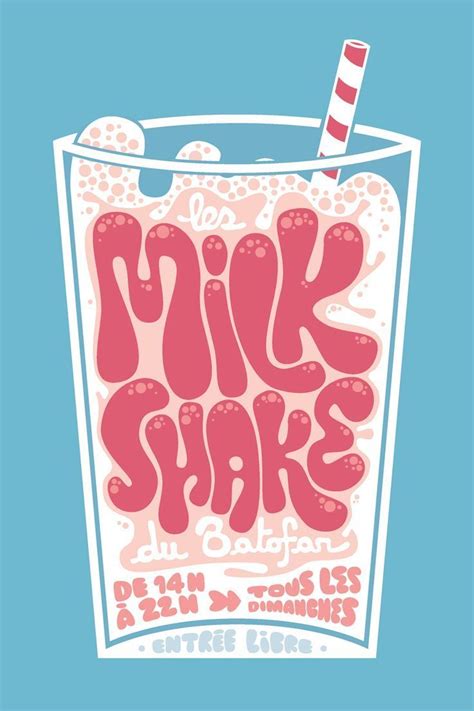 Milkshake Du Batofar Creative Event Poster Example - Venngage Poster ...