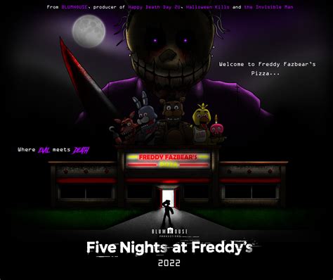 Fan-Made FNaF Movie Poster 4 by Playstation-Jedi on DeviantArt