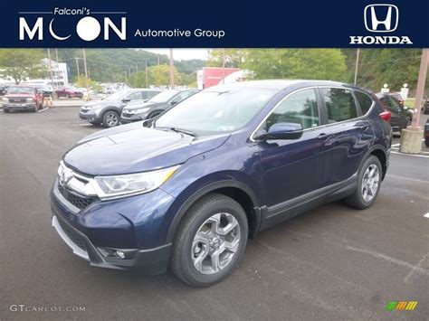 2019 Obsidian Blue Pearl Honda CR-V EX AWD #135449673 Photo #12 ...