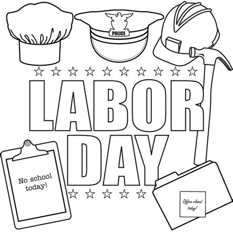 labor-day-coloring-page | Coloring Page Book