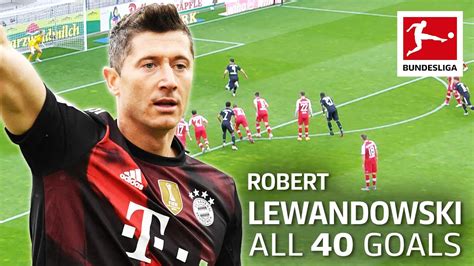 All 40 Goals of Robert Lewandowski 2020/21 so far - YouTube