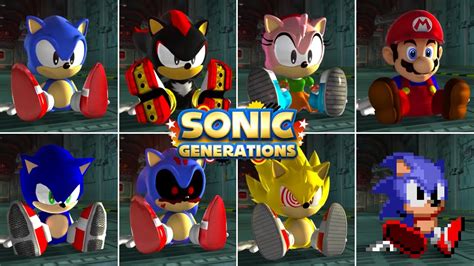 Sonic Generations: Choose Your Favorite Classic Design: Ultimate ...