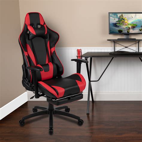 Flash Furniture X30 Gaming Chair Racing Office Ergonomic Computer Chair ...