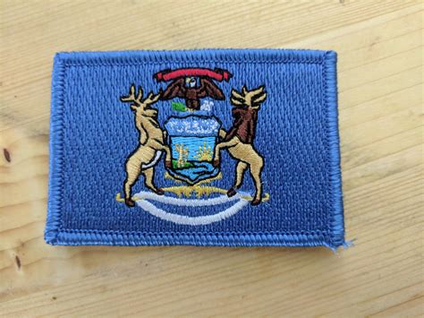 State of Michigan Flag Patch : vexillology