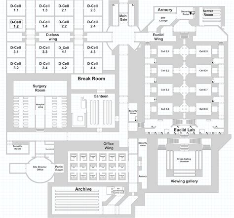 SCP- Site Plan (got to add Keter Wing) : r/SCP