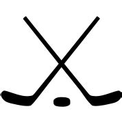 Crossed Ice Hockey Sticks and Puck Clipart transparent PNG - StickPNG