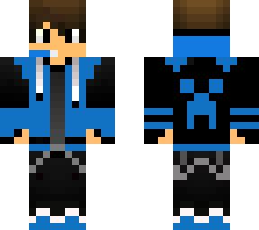 blue creeper | Minecraft Skin