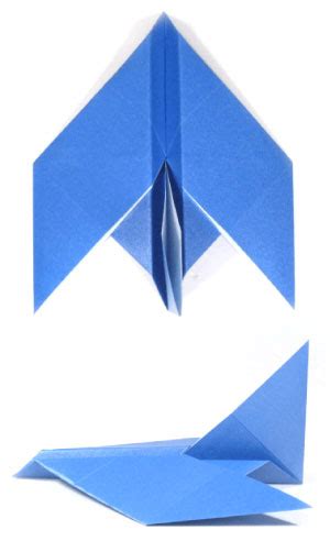 How to make an easy origami jet plane: page 1