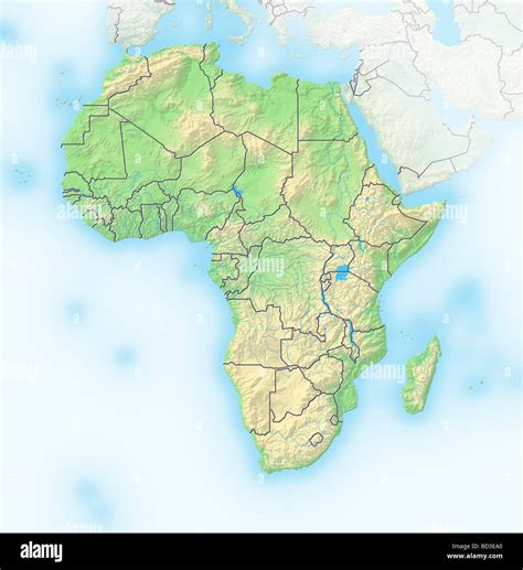 Map Of Africa Landforms