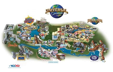 Harry Potter Universal Studios California Map - Gillan Dianemarie