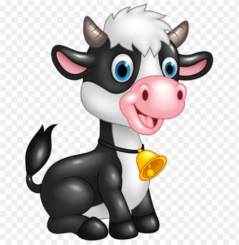 Cute Cow Cartoon Clipart Png Photo - 46813 | TOPpng