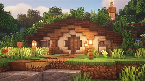 Minecraft: How to Build a Hobbit Home - YouTube | Minecraft houses ...