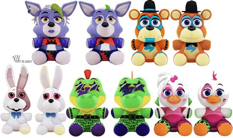 Fnaf Five Nights At Freddy's Security Breach Plush Toy Stuffed Animal ...