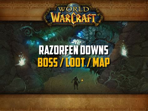 Classic WoW - Razorfen Downs Guide (Boss, Loot, Map)