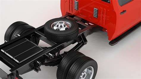 Pickup Truck Generic Chassis 01 3D model - TurboSquid 1893994