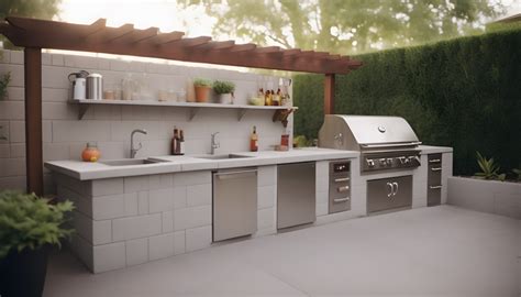 How to Build an Outdoor Kitchen with Cinder Blocks