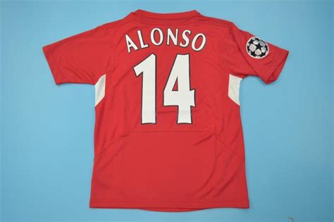 XABI ALONSO 14 LIVERPOOL CHAMPIONS LEAGUE FINAL EDITION JERSEY ...