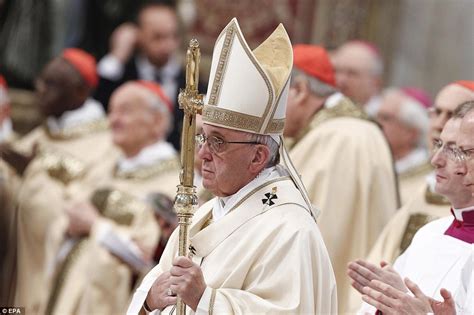 Pope Francis ordains new bishops in service at the Vatican | Daily Mail ...