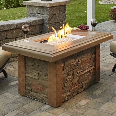 The Outdoor GreatRoom Company Sierra 49-Inch Linear Natural Gas Fire ...