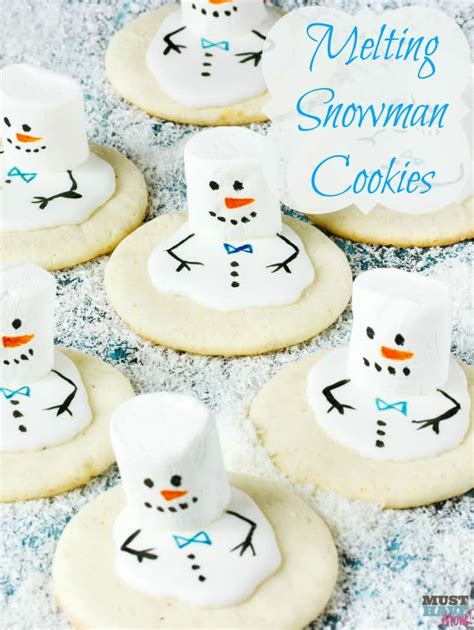 Melting Snowman Cookies Recipe - Must Have Mom