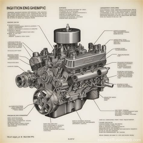 spark ignition engine schematic Prompts | Stable Diffusion Online