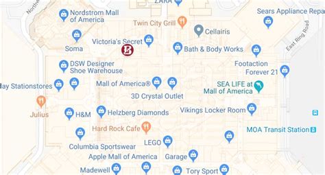 Mall Of America Directory Map - Brenda Tatiania