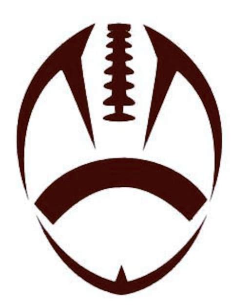 Football Outline SVG Cut File