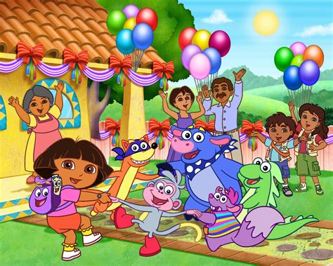 American top cartoons: Dora the explorer Swiper