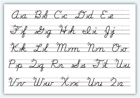 ABC Cursive Handwriting Worksheets | Crystal Hoffman Handwriting