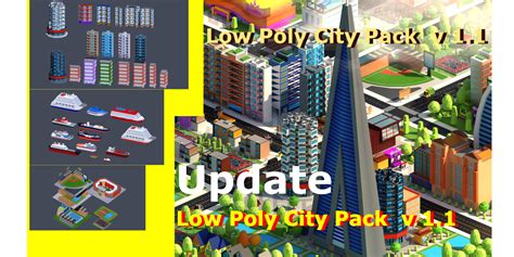 low-poly-city-pack-v-1 - Blender Market