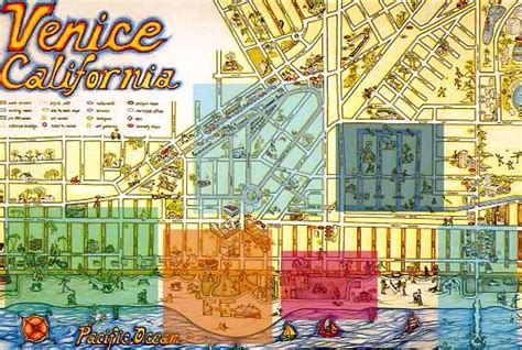 Venice Canals California Map | To see an enlarged area map - CLICK ...