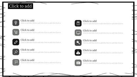 Black And White Picture Of Set Of Icons Diagram Google Slide Theme And ...