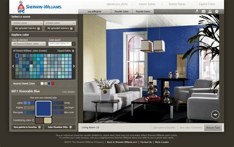 Sherwin Williams Color Visualizer Tool