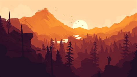 2560x1440 Firewatch Game 1440P Resolution HD 4k Wallpapers, Images ...