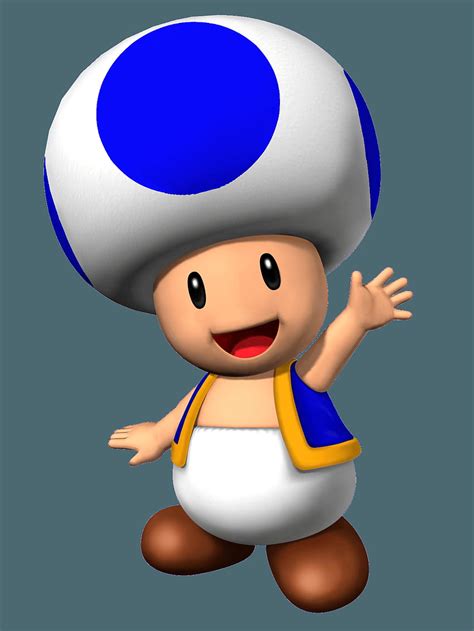 Toad , Clip Art, Clip Art on Clipart, super mario bros blue toad HD ...