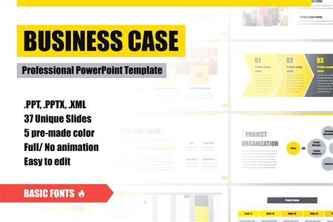 Business Case PowerPoint Template | Business case template, Case ...