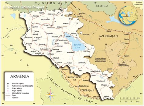 Political Map of Armenia - Nations Online Project