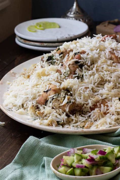 White Biryani - Gloriously aromatic and EASY! - Flour & Spice