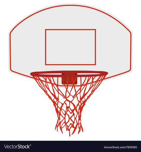 Basketball basket Royalty Free Vector Image - VectorStock