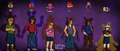 FnaF missing children.. and Michael by LatiasBlue on DeviantArt